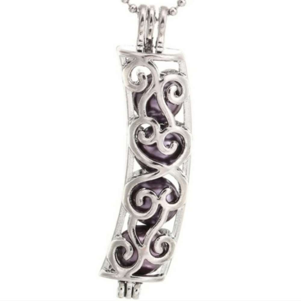NWOT Deco Pearl Cage pendant